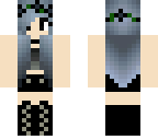 grunge or goth flower girl