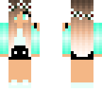 random blue girl