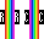 running rainbow crafting colour
