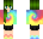 tie dye girl