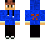 blue hoodie boy