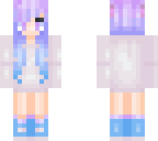 blue-purple ombre - oversized jumper