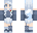 blue werewolf girl