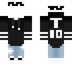 boy team 10 black jacket template