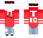 boy team 10 red jacket template