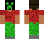 boy witg with creeper face