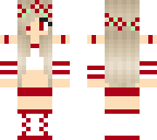 cute red and white girl