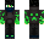 green flames