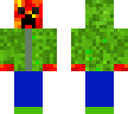 lava creeper in minecraft sweatshirt