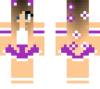 purple cheerleader