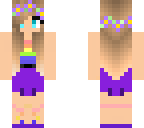 rainbow dressed girl