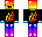 rainbow fire logo