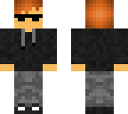 red head sun glasses