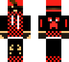red n black checked