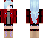 red winter girl