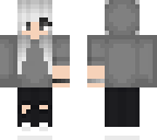 silver haired girl