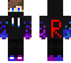blue and  purple