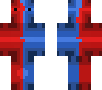 blue and red guy