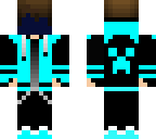 blue boy with mask