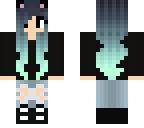 blue cat girl