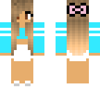 blue cheerleader