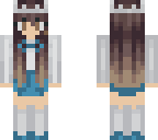 blue girl