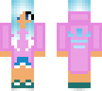 blue pink adidas girl