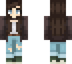 brown haired chick or something