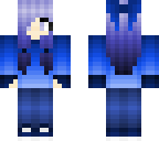 cool blue girl