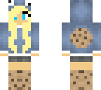 cute blonde cookie monster girl