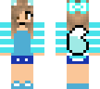 cute blue girl