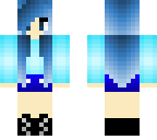 cute blue girl
