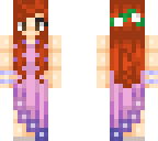 fixed purple gown