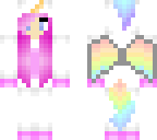 fixed unicorn onesie girl with wings