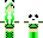 green hoodie girl