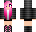 hoodie pink girl