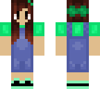 mar and her mint overalls