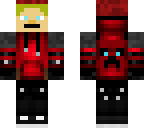 red hoodie