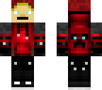 red hoodie