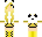 yellow hoodie girl