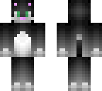 black and white cat