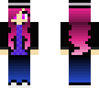 pink haired girl