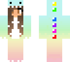rainbow dino girl