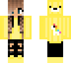 yellow hoodie girl