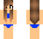 blue bikini
