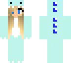 blue dino girl