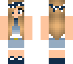 cute blue bandana girl