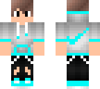 neon blue nike boy