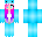 pink hair dino