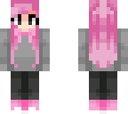 pink-haired girl